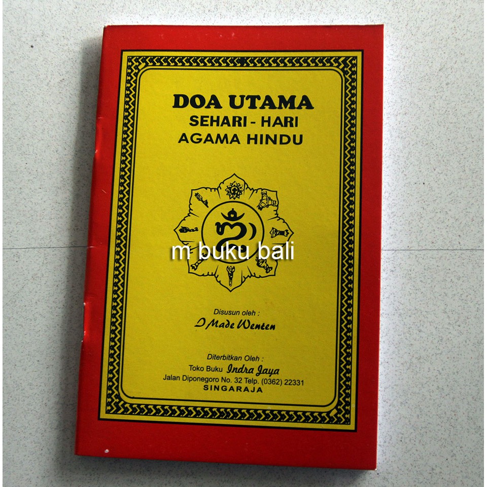 Doa Utama Sehari Hari Agama Hindu