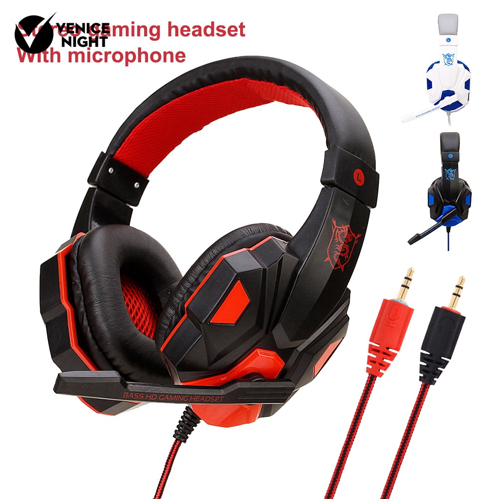 Soyto sy830mv Headphone Gaming Volume Stereo dengan Mic