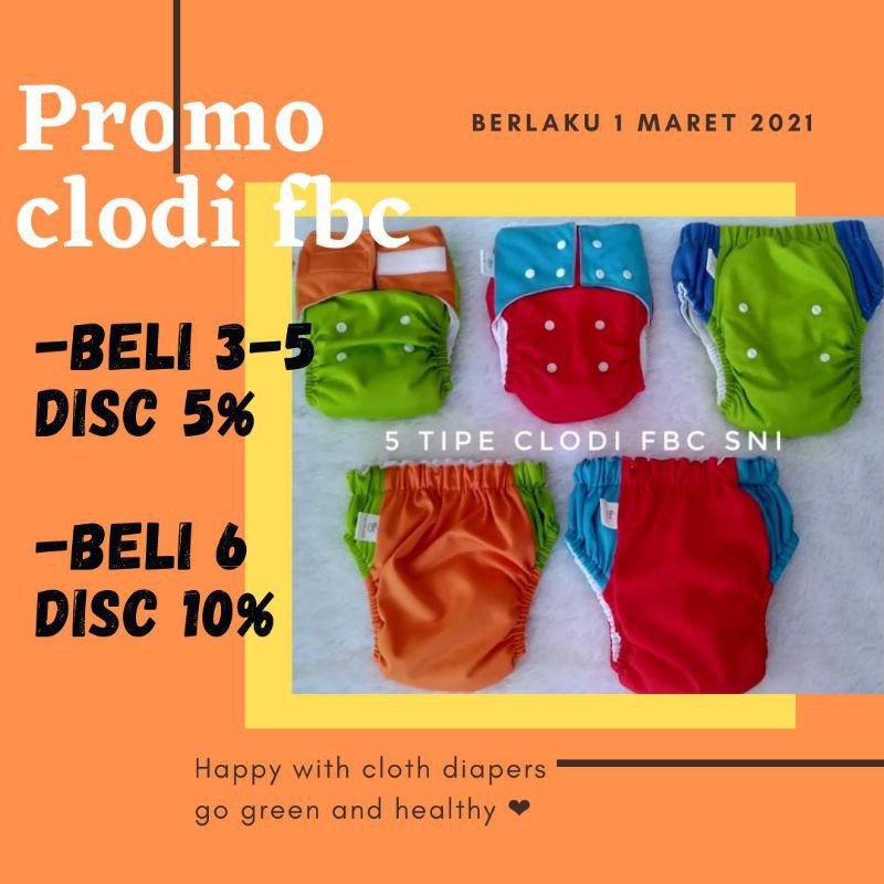 promo clodi FBC diskon 5%-10%