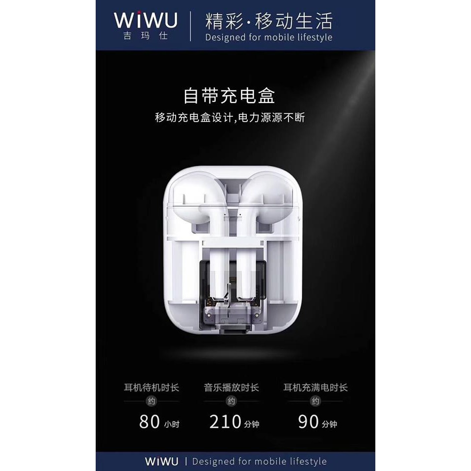 AKN88 - WIWU Airbuds II - Upgraded Version Binaural