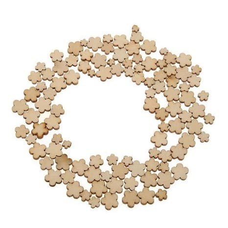 Wooden Plum Blossom (50pcs)