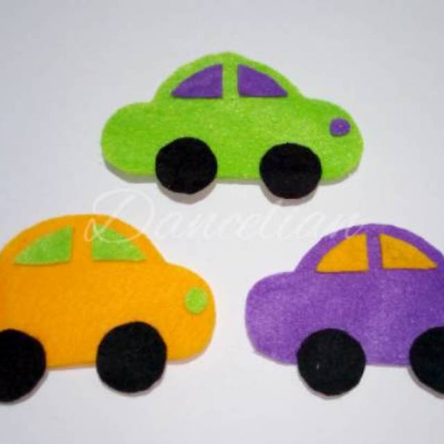 Gambar Mobil Dari Kain Flanel Guru Galeri