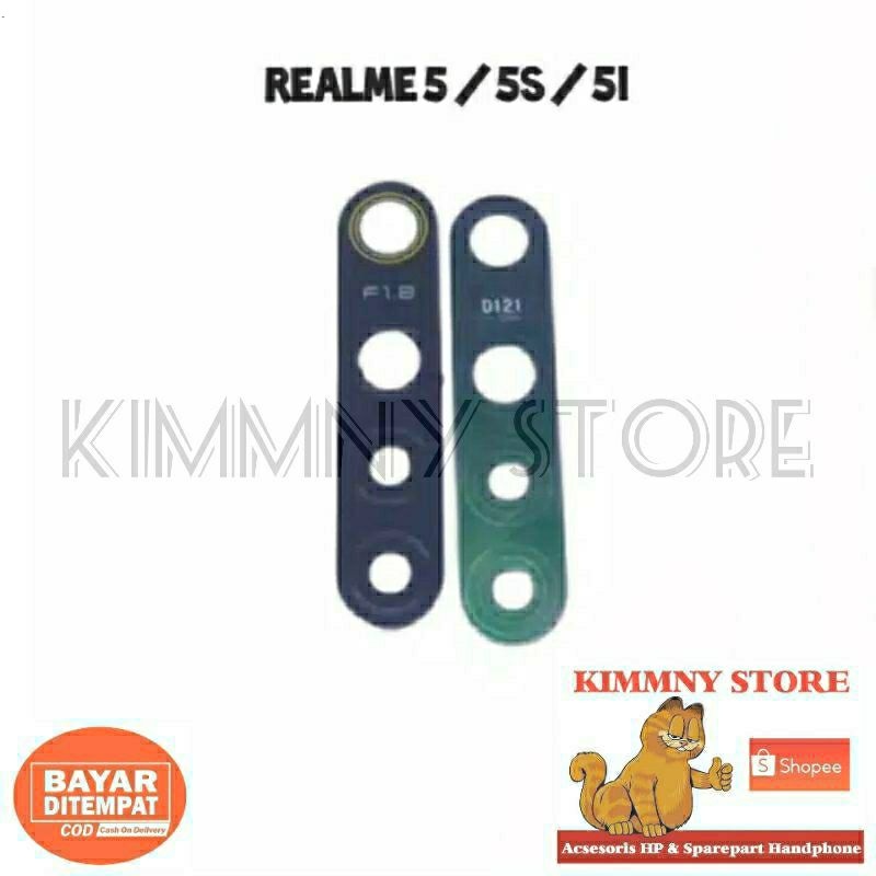 KACA KAMERA LENSA KAMERA BELAKANG REALME 5 / REALME 5S / REALME 5I