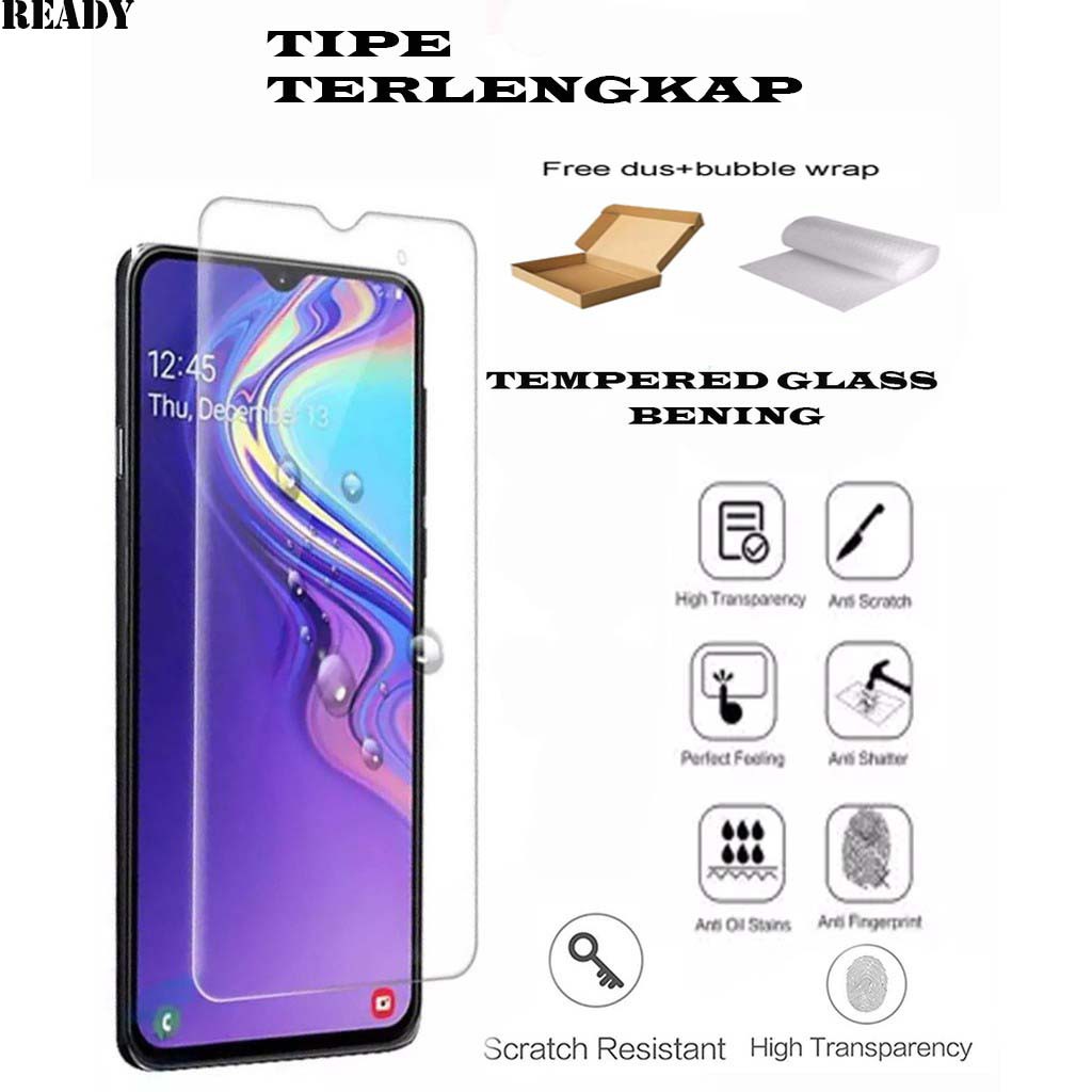 TEMPERED GLASS ALL TYPE BENING XIAOMI/ OPPO/ VIVO/ SAMSUNG/ REALME/ IPHONE/Asus Zenfone/Lenovo/Nokia