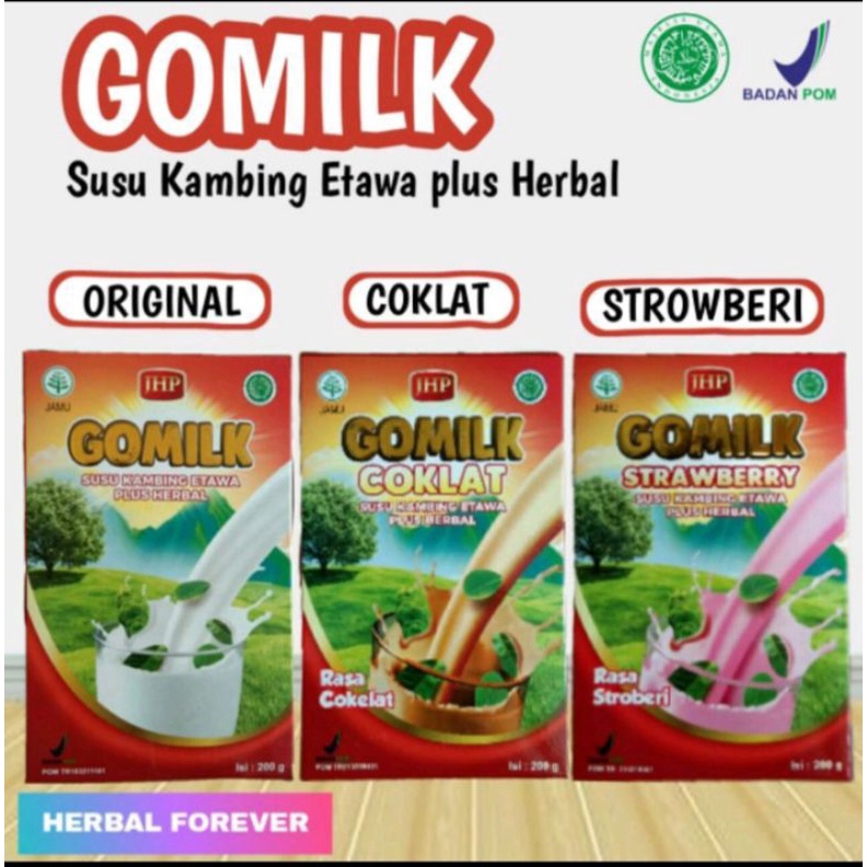 

GOMILK SUSU KAMBING ETAWA + HERBAL