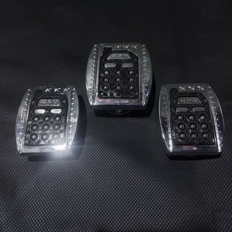 PEDAL PAD SET MOTOR COVER PEDAL REM PERSNELING MOTOR ISI 3 PCS