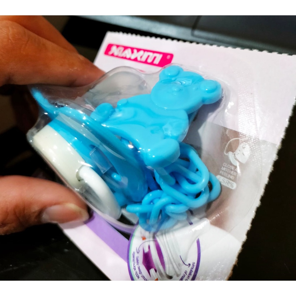 KUKE Dot Empeng Bayi Silikon / Pacifier Bayi / Dot Bayi Datar-5