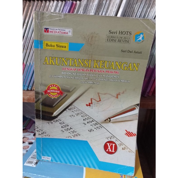 buku bekas AKUNTANSI KEUANGAN untuk smk kelas xi Mediatama