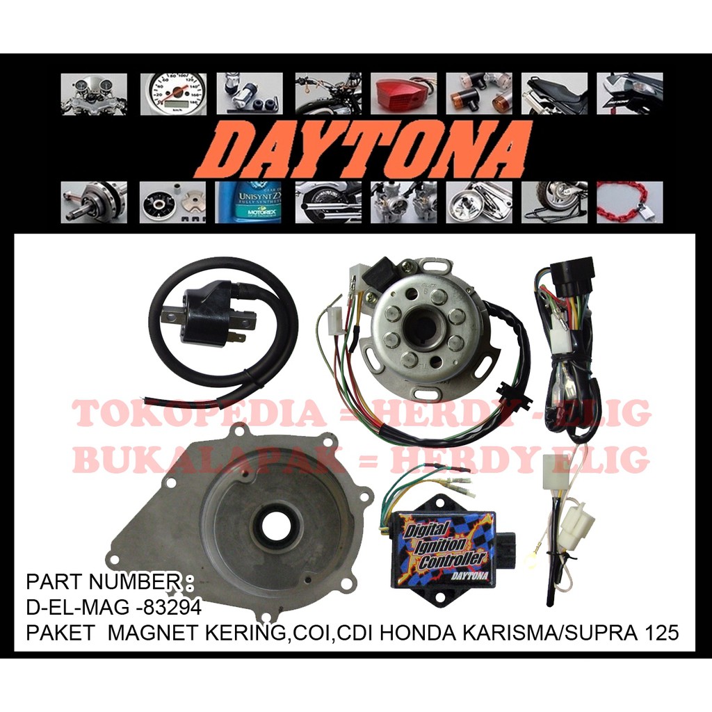 PAKET MAGNET RACING SUPRA 125 KARISMA DAYTONA JAPAN
