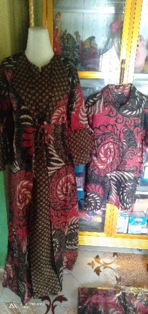 Maura Couple - Sania Ruffle Batik Couple Ori Ndoro Jowi Garansi Termurah Shopee - Batik Modern Solo