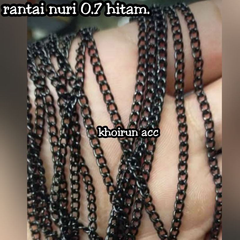 rantai Nuri hitam cat/10 mtr
