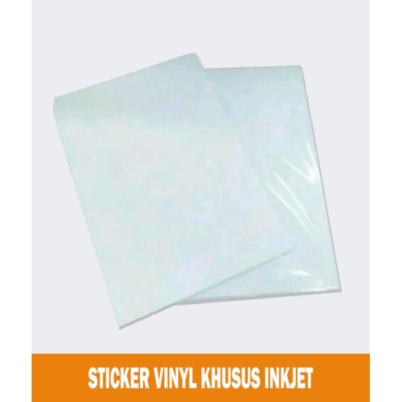 

sticker vinyl khusus inkjet bisa di cetak pake printer biasa