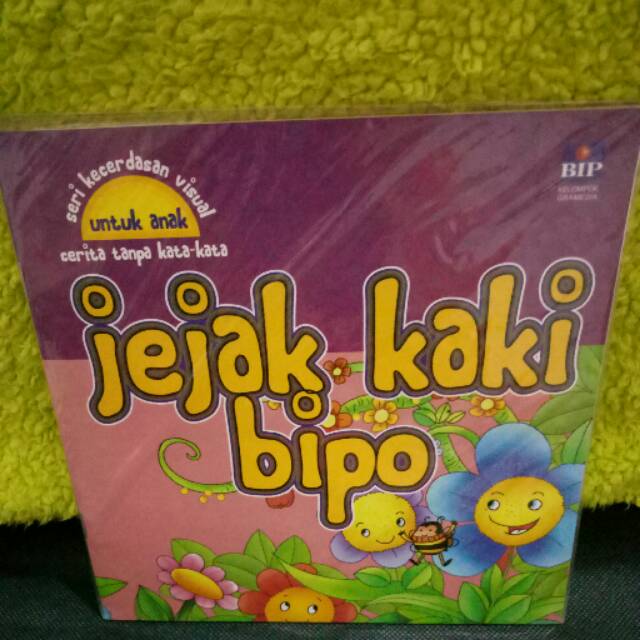 Seri kecerdasan visual untuk anak. Cerita tanpa kata-kata "jejak kaki bipo"