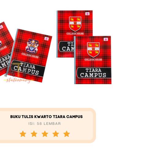

⅍ Buku Tulis Kwarto 58 Lembar Tiara atk ➨