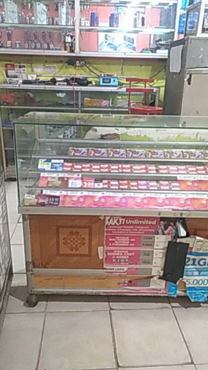 [gridline - S142 Black Brown] Kemeja Batik Match Pria Lengan Pendek Slimfit Casual