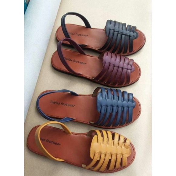 triblee footwear sandal wanita flat