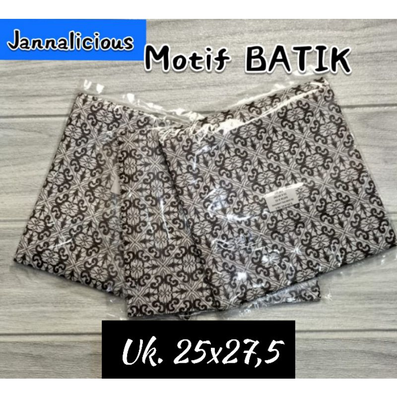 

Kertas Pembungkus Motif Batik Uk. 25x27,5cm~Laminasi~Anti Lengket (100 lbr)