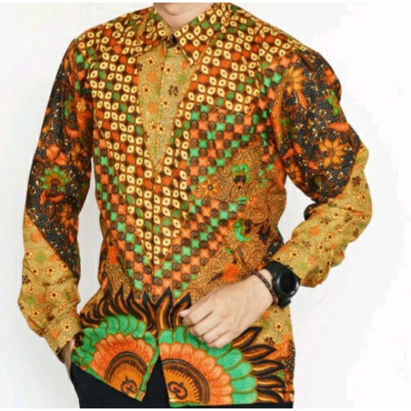 BATIK PRIA LENGAN PANJANG / SERAGAM BATIK PERNIKAHAN / BAJU BATIK PRIA