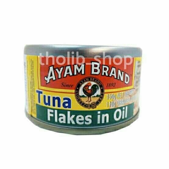 

Ayam brand tuna flakes in oil 150gr can