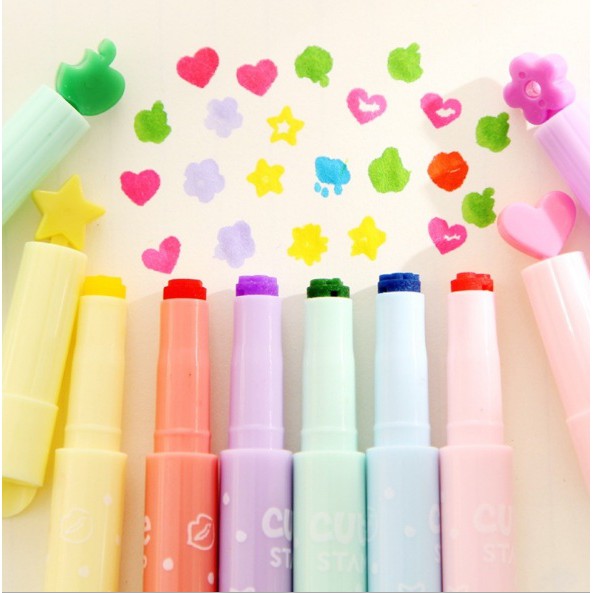 

TEXTLINER STAMP LUCU / CUTE STAMP HIGHLIGTER/ HIGHLIGTER STAMP
