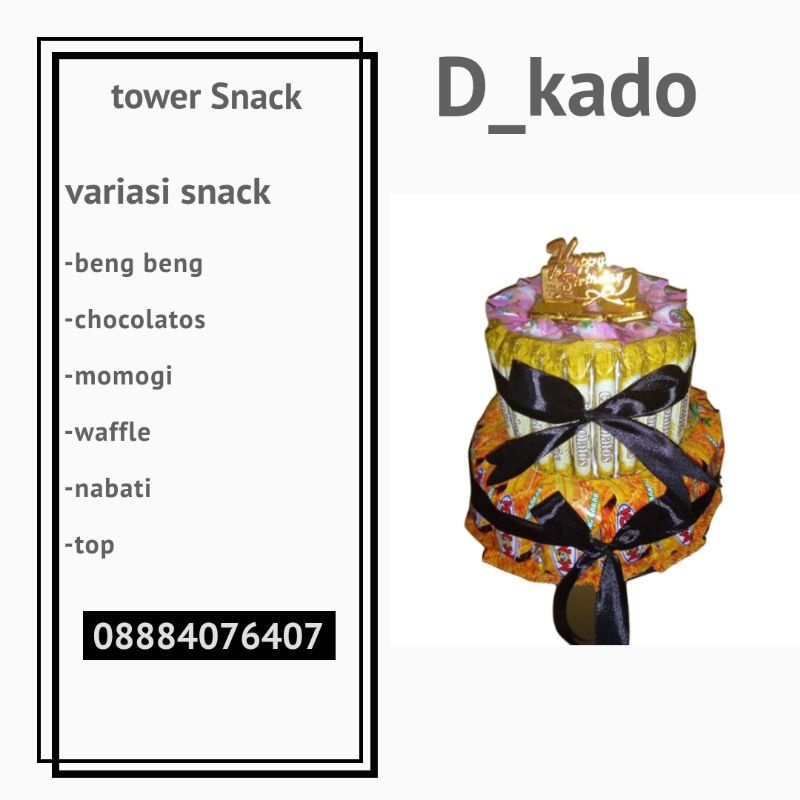 

tower snack/hampers ultah/kado ultah