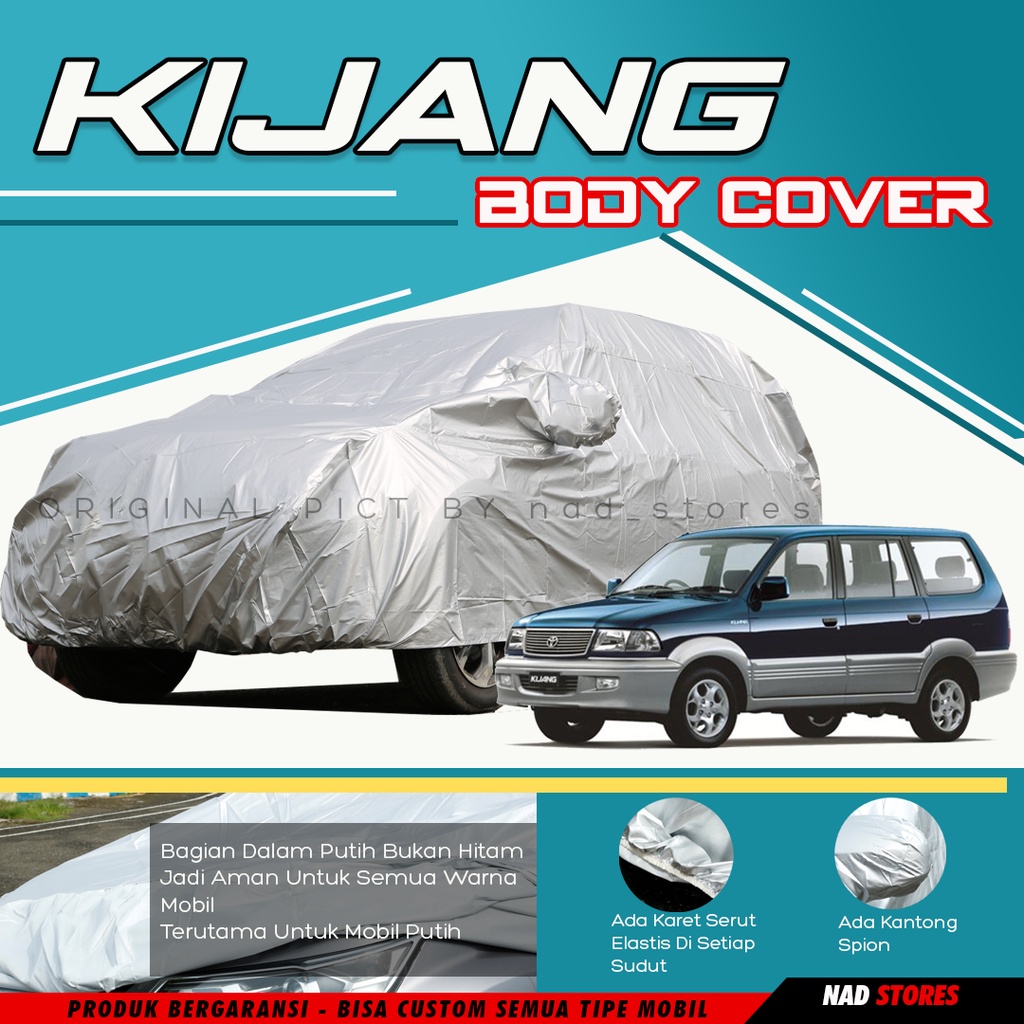 Sarung Mobil Kijang Body Cover Mobil Kijang Long Kotak lgx short mantol mobil