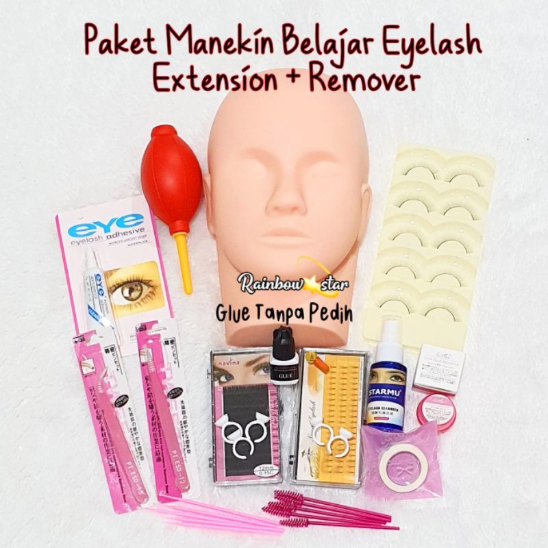 Paket Eyelash Extension / Paket Belajar Lengkap Eyelash Extension + Remover