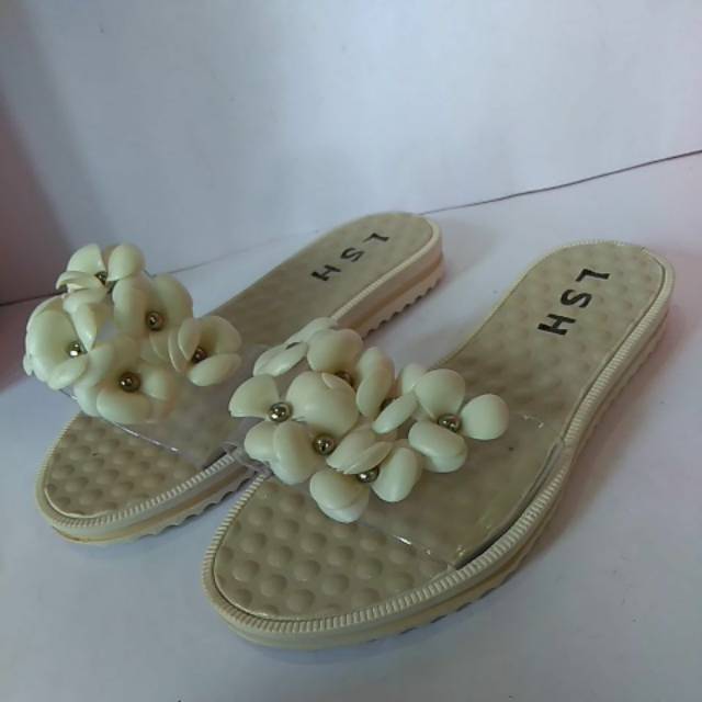 Sandal slop bunga melati LSH QL 5665
