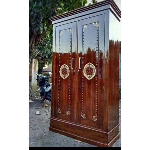 Lemari Pintu 2 Kayu Jati