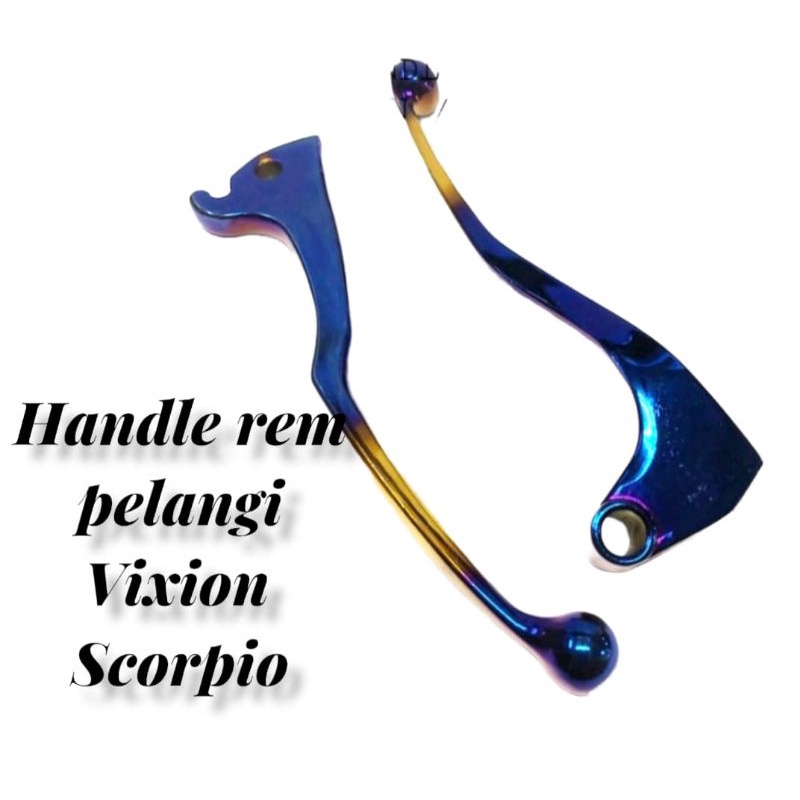 HANDLE REM VARIASI PELANGI TWO TONE VIXION RX KING NEW SCORPIO PLUS HANDLE KIRI KOPLING