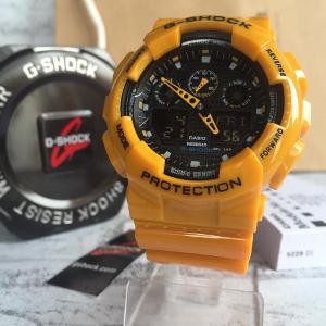 Casio G shock GA100 yellow 45mm ori bm Terbaik