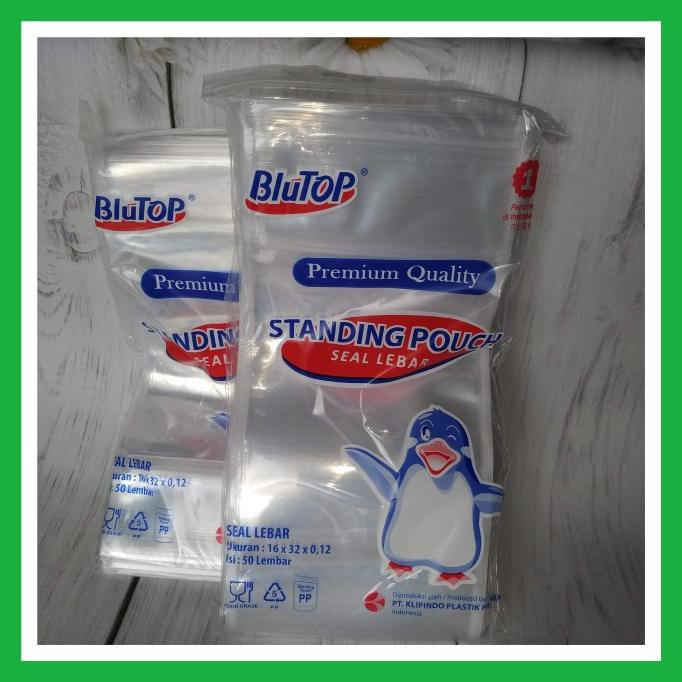Standing Pouch Plastik Klip Bening Ukuran 16 x 32 cm