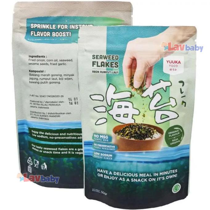 Yuuka Seaweed Flakes Abon Rumput Laut Mpasi Bayi Anak