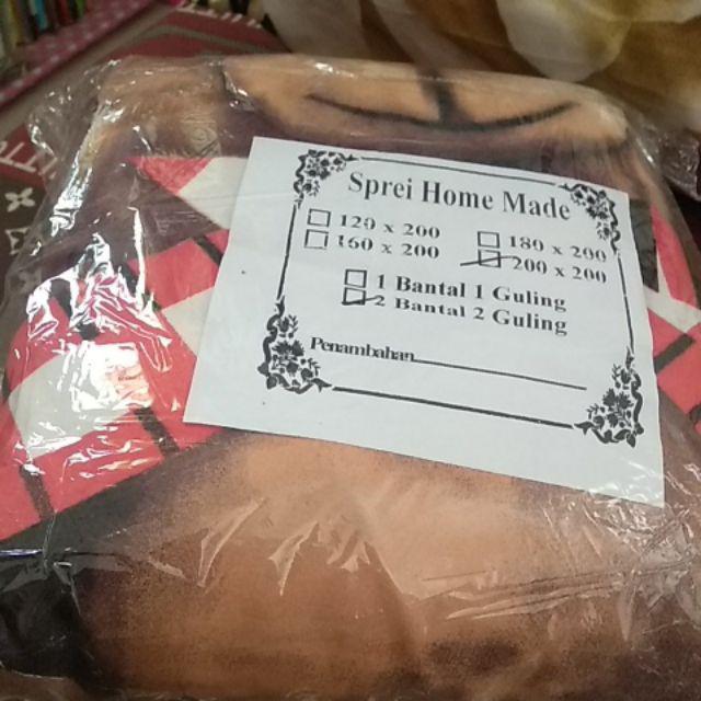 Grosir Seprei Homemade Motif Rose Teddy Murah Berkualitas