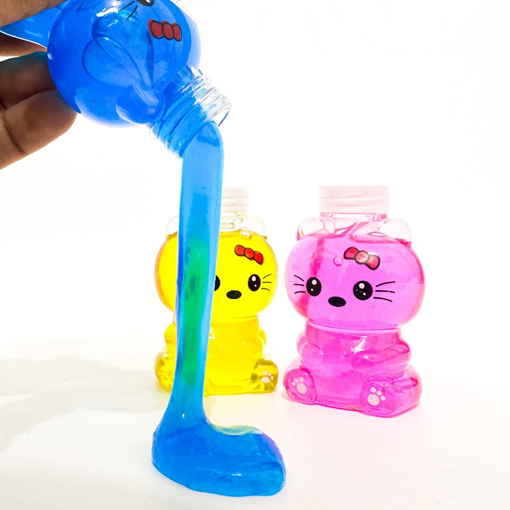 Slime Transparant Clear Melatih Sensor Motorik Anak - Slime Mini Lucu