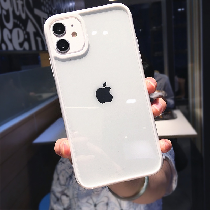 IPHONE Case case case Bahan Akrilik Warna Permen Untuk Iphone12 11 13 14 Pro max Plus X XS max XR 87 Plus case cover