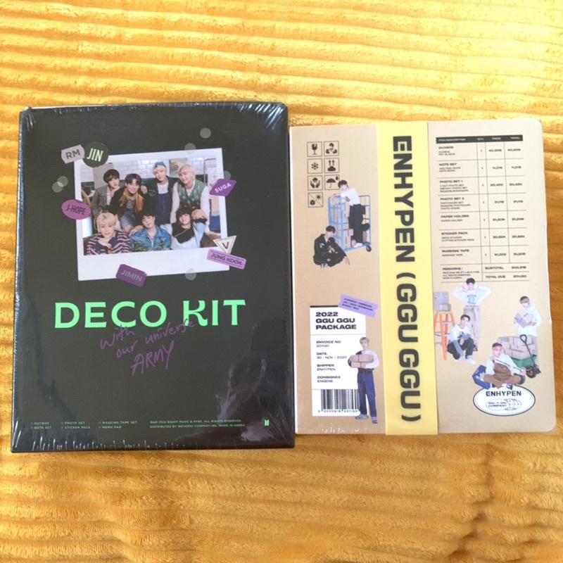 READY STOCK SEALED BTS DECO KIT GGUGGU PACKAGE ENHYPEN ggu ggu gugu 2022 official weverse fullset me