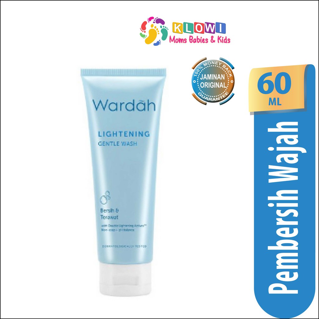 Wardah Lightening Gentle Wash 60Ml / Wardah Face Wash / Wardah Sabun Wajah Dengan Pemutih