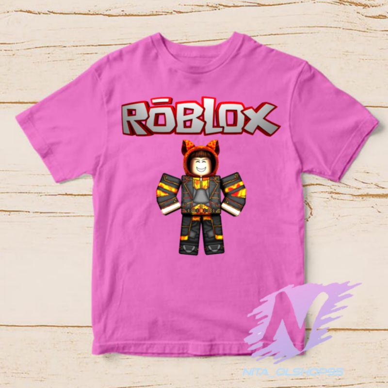 baju minicraft roblox kaos anak karakter boykids roblox Minecraft