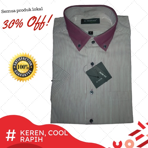 Alisan Slimfit Motif Kombinasi Diskon Murah