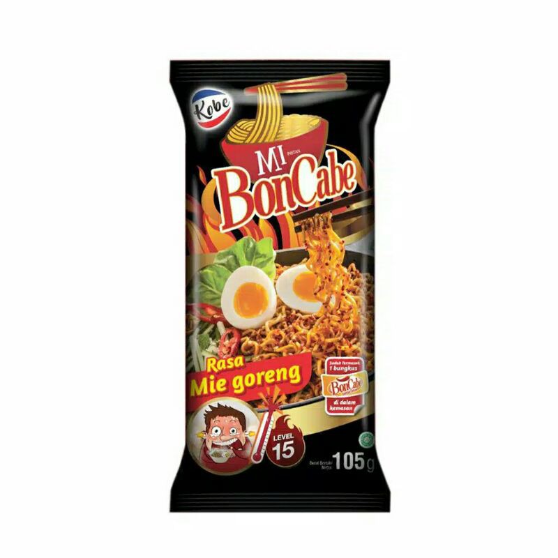 

Kobe Mi Boncabe Level 15 Rasa Mie Goreng 105 gr