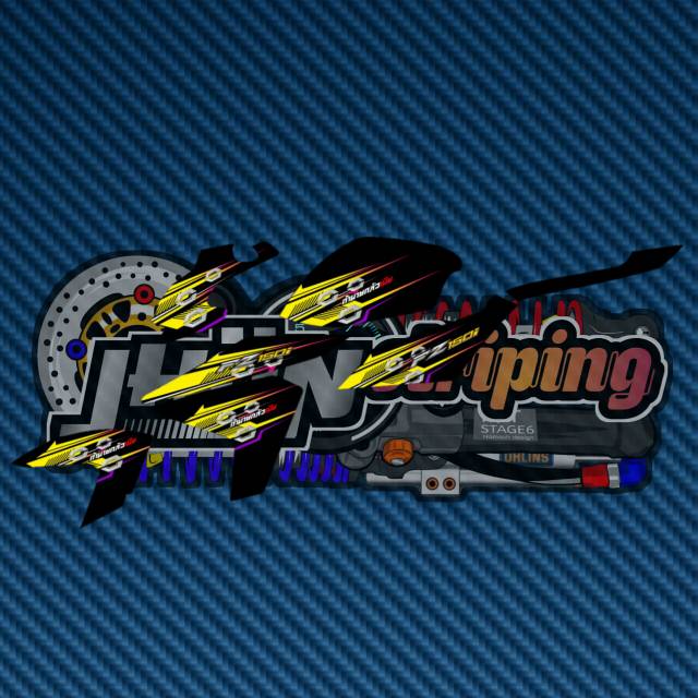 Striping Vixion NVL FZ150i transparan radar hexagon