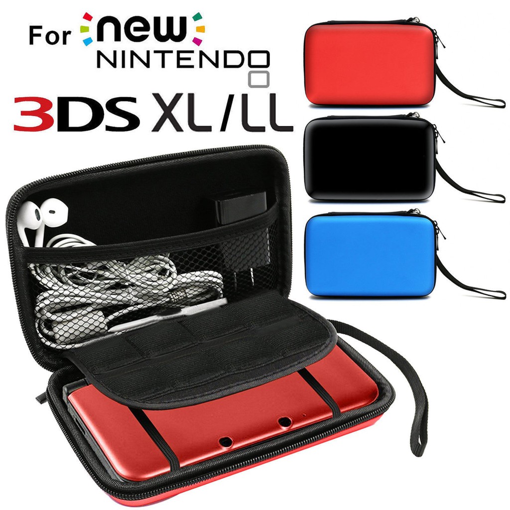 Tas Jernih + 2pcs Pelindung Layar Untuk Nintendo 3ds Xl Ll 2015