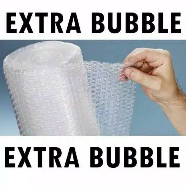 

EXTRA BUBBLE WRAP / PLASTIK BUBBLE UNTUK PACKING LEBIH AMAN TERMURAH