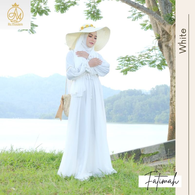 FATIMAH DRESS SET PASHMINA ORI BY AS MOSLEM