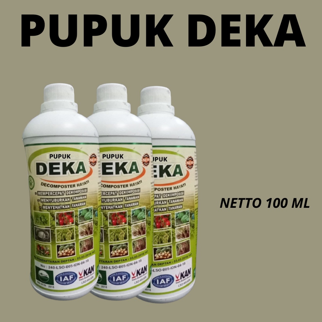 Nutrisi untuk menggemburkan tanah terbaik, Pupuk Dekomposer DEKA Penyubur Tanah pada Tanaman Buah da