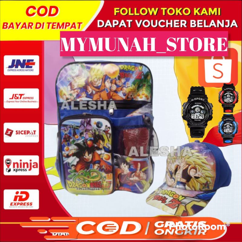 DRAGONBALL/TAS RANSEL ANAK SEKOLAH SD TK/BERBONUS