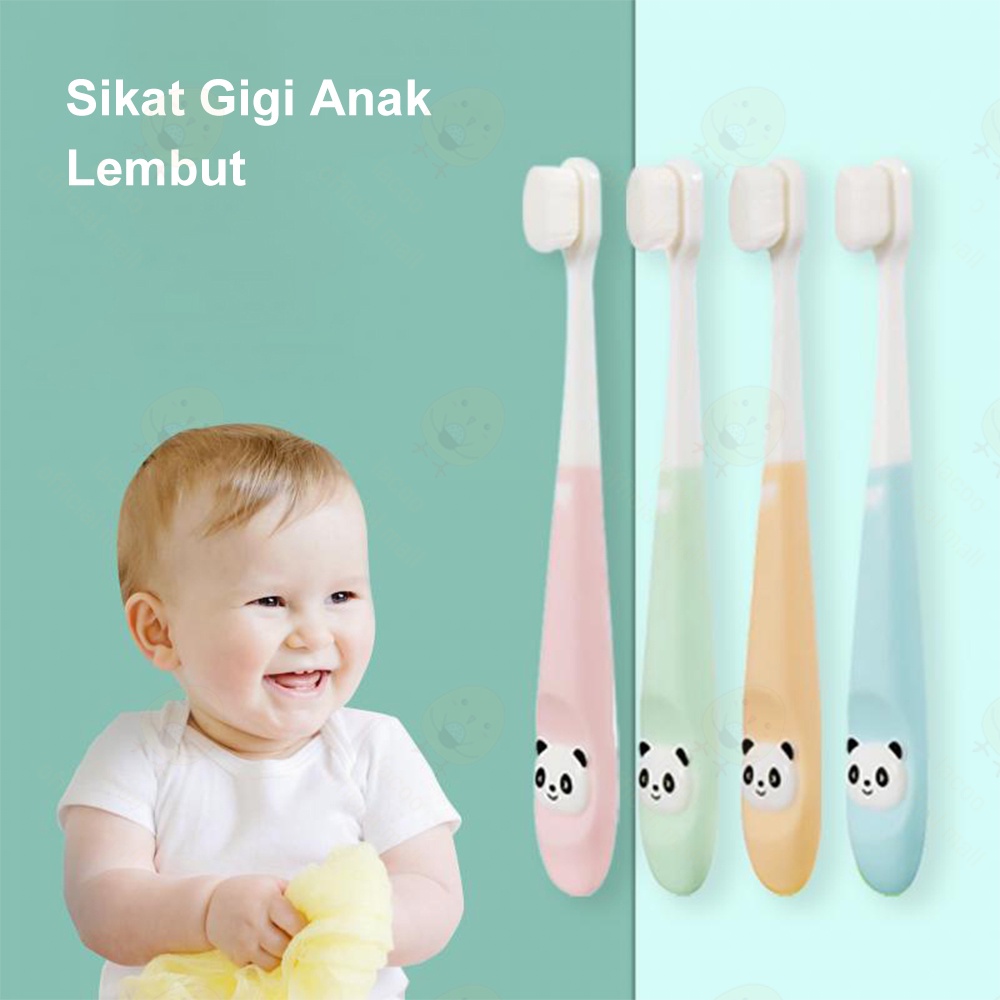 Sikat gigi bayi anak lembut Toothbrush baby lucupembersih mulut bayi 2-12 tahun