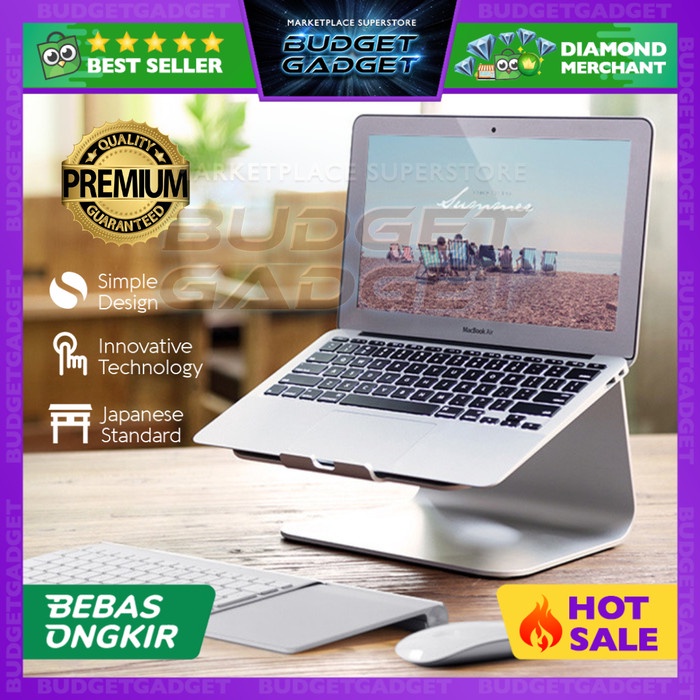 Ergonomic Stand Holder Laptop Aluminium Aloy