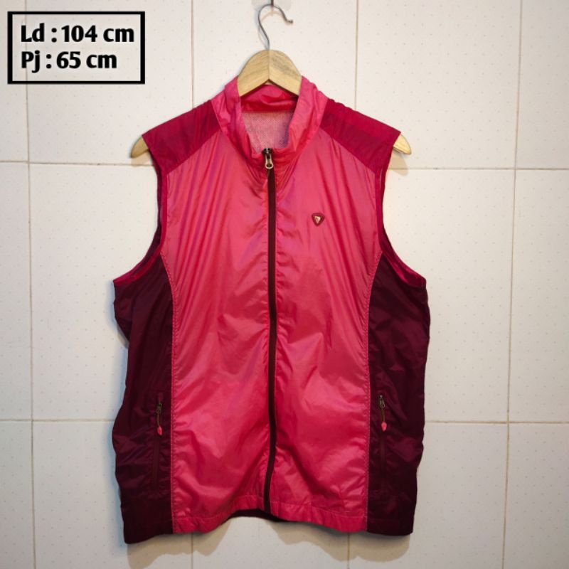 AVEKA preloved branded rompi pria wanita cewek cowok thrift pl bekas second vest outdoor gunung